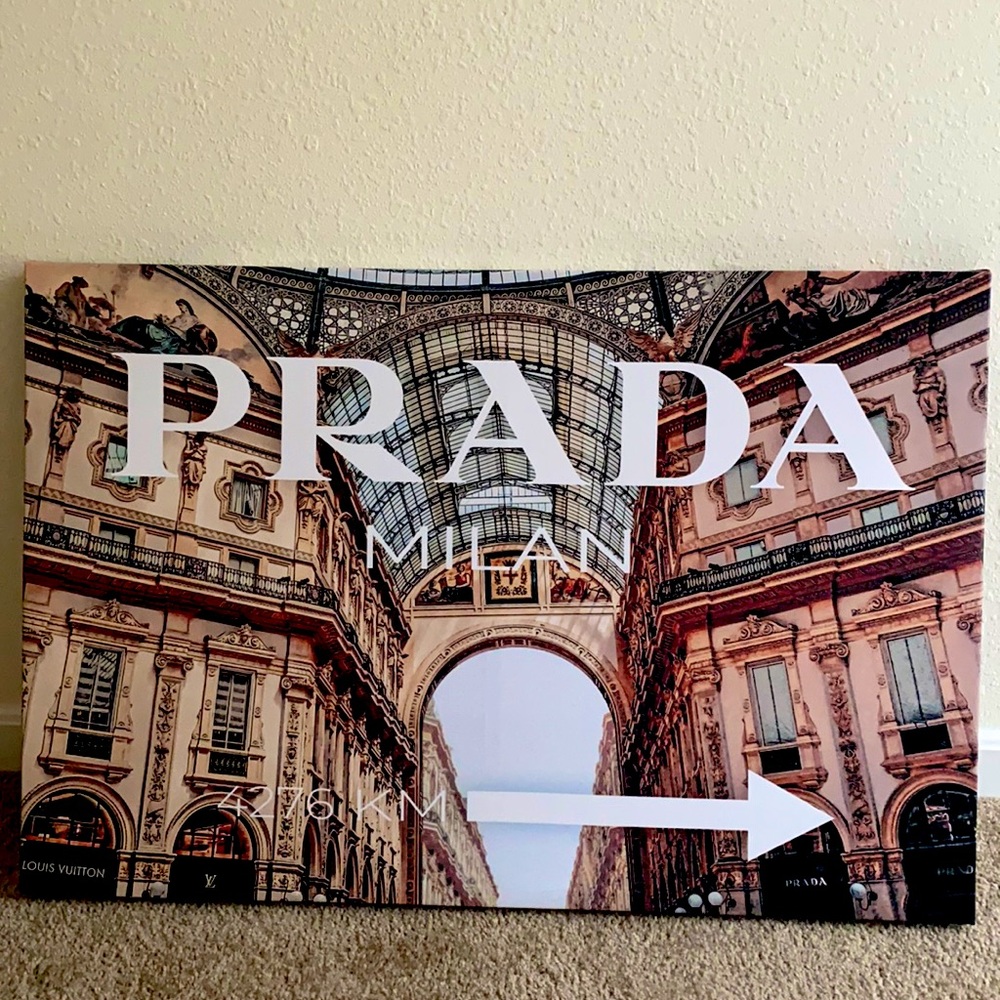 Prada wall frame